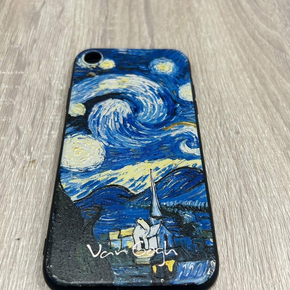 Van Gogh Embossed iPhone Case - Picture 2 of 2